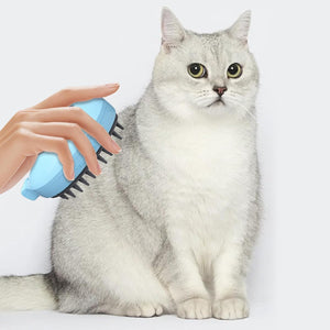 Discover the Steamy 3-in-1 Whale-Shaped Cat Steam Brush