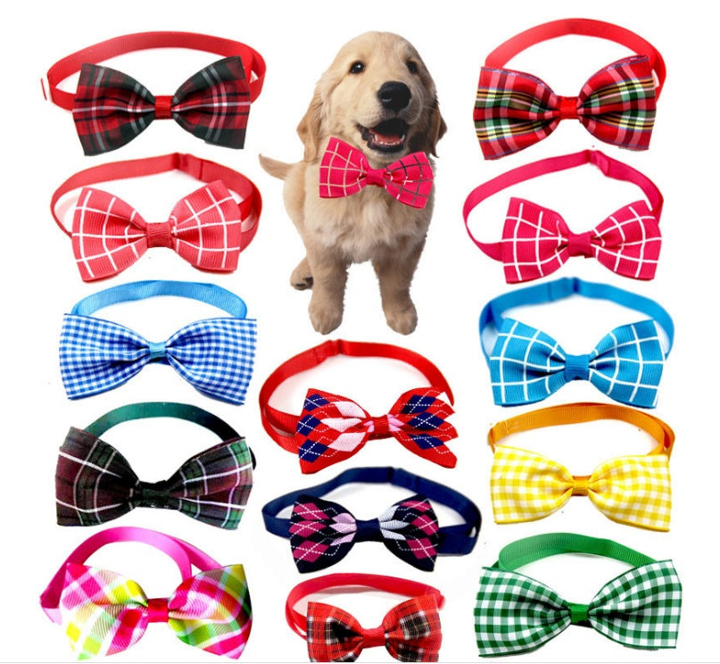 Elevate Your Pet's Style with the Plaid Pet Tie