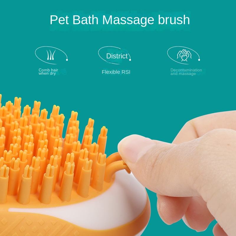 2-in-1 Pet Bath SPA Massage Comb