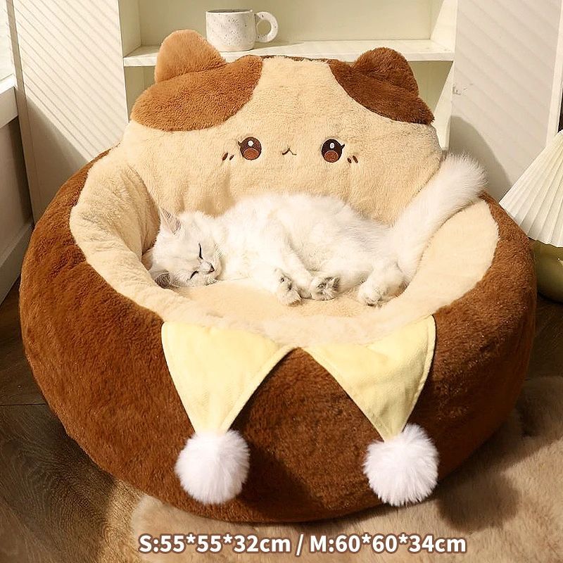 Winter Warm Deep Sleep Cushion Pet Bed