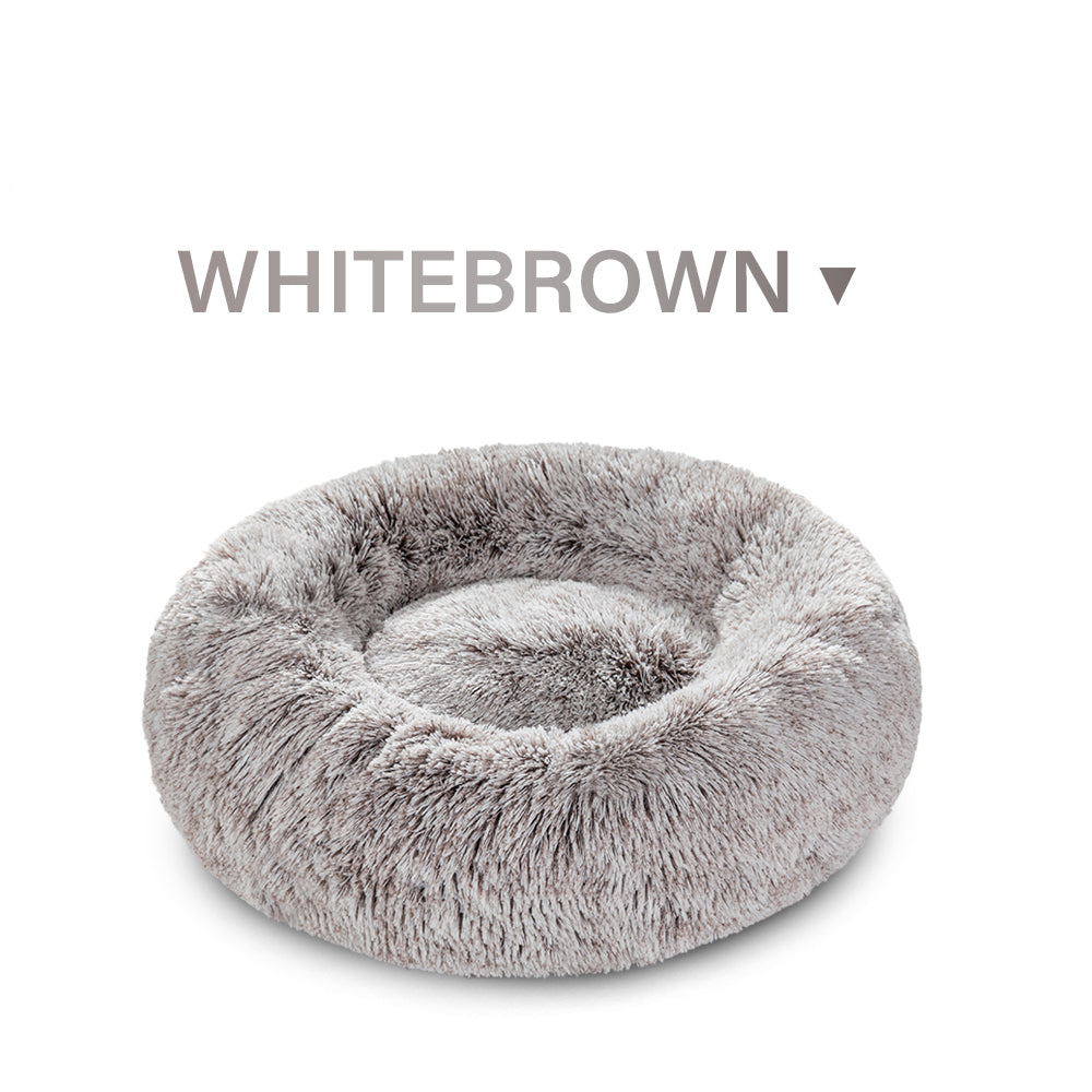 Washable Round Soft Pet Bed