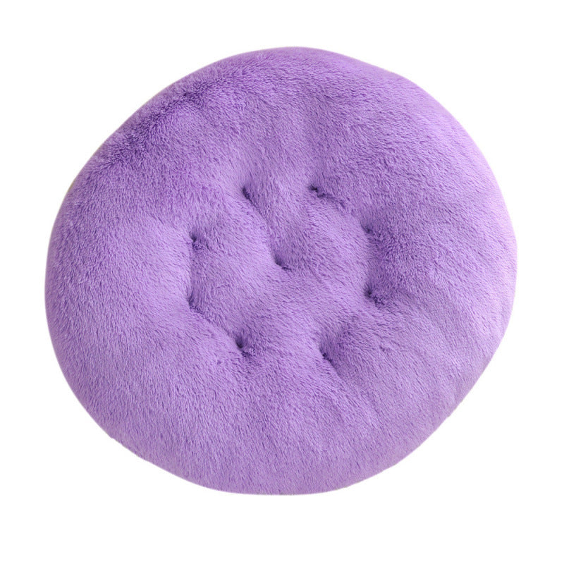 Round Plush Warm Sleep Pet Bed
