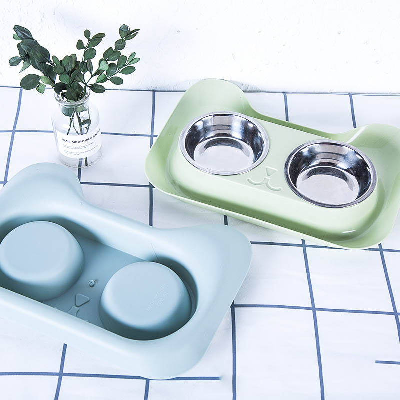 Pet Stainless Steel Feeding Cat Bowl