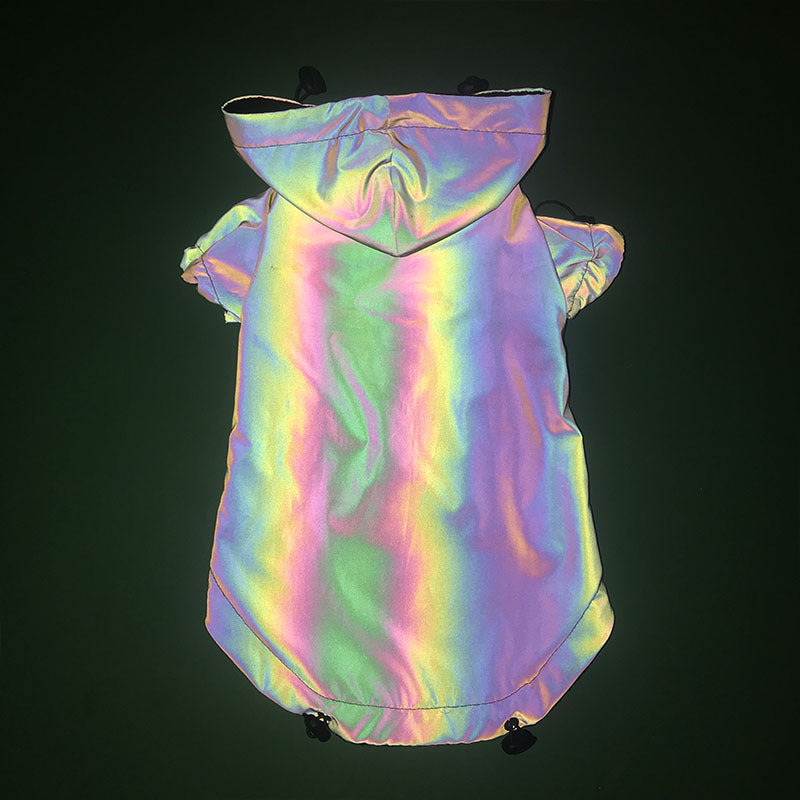 Pet Thickened Reflective Cotton Jacket