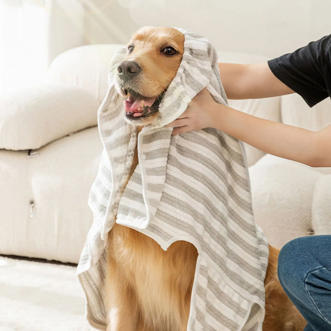 Ultra-Absorbent Pet Dog Bath Towel