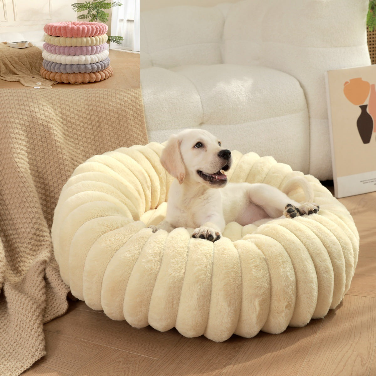 High Weight Rabbit Plush Pet Bed
