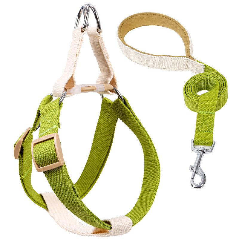 Color Pet Drawstring Vest-style Dog Leash