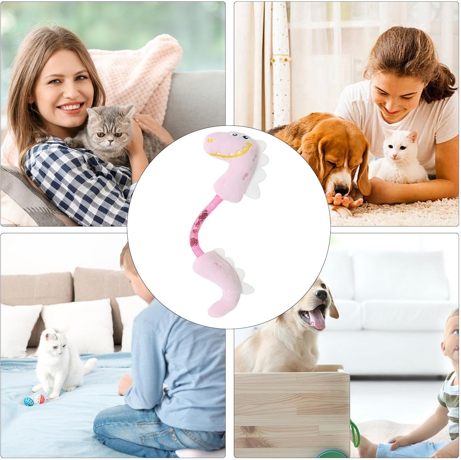 Teeth Cleaning Catnip Rope Toys