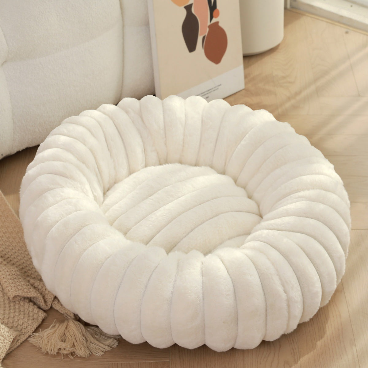 High Weight Rabbit Plush Pet Bed