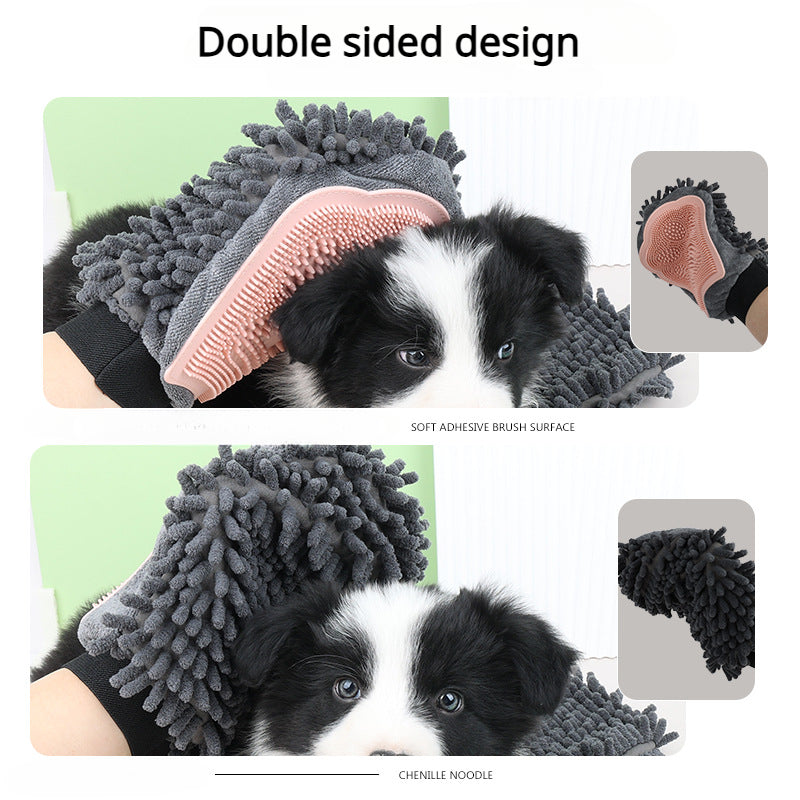 Pet 2-in-1 Grooming Glove