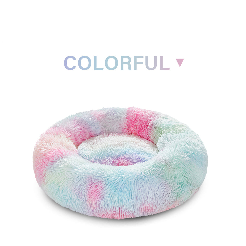Washable Round Soft Pet Bed