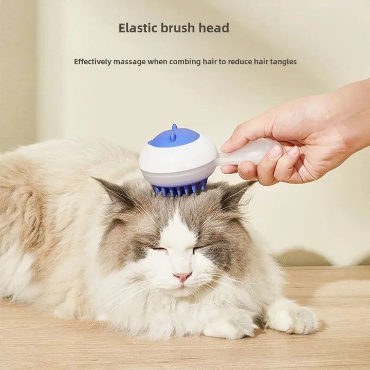 Automatic Cleaning Pet Bath Brush