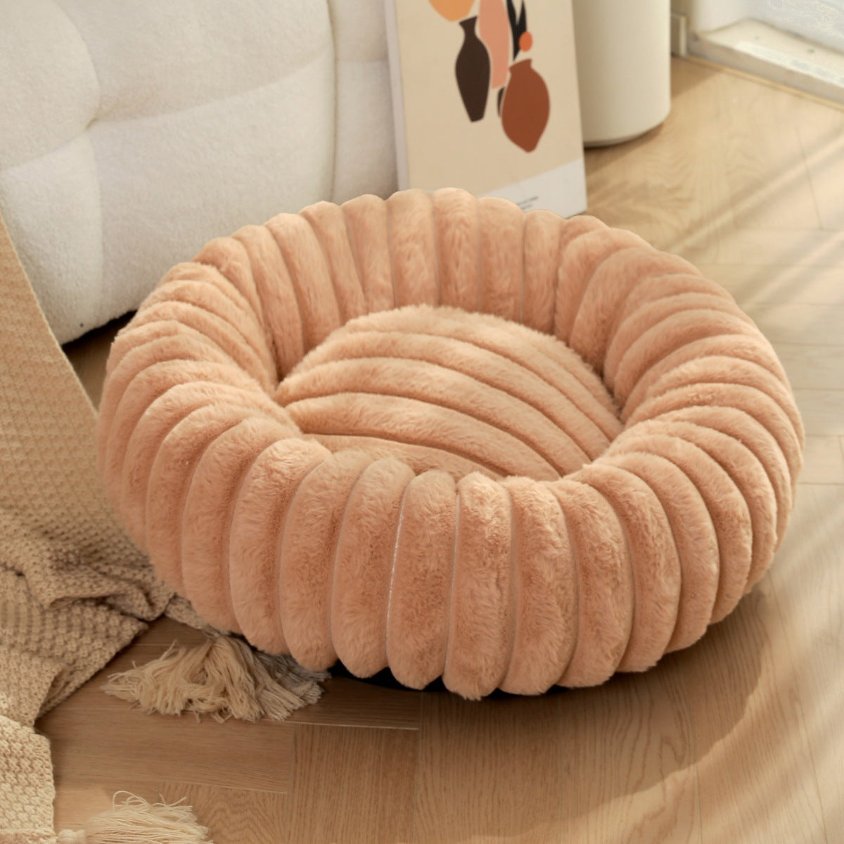High Weight Rabbit Plush Pet Bed