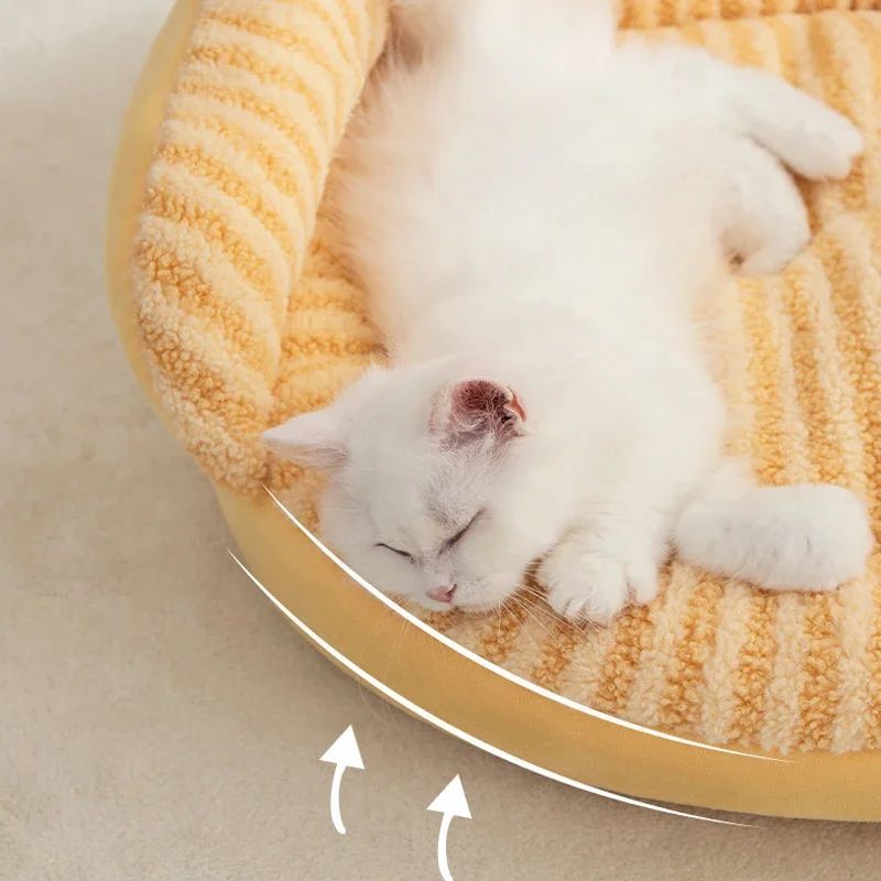 Pet Modern Solid Color Soft Warm Bed
