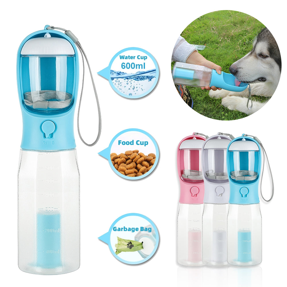 Portable 3 In 1 Multifunctional Water Bottle