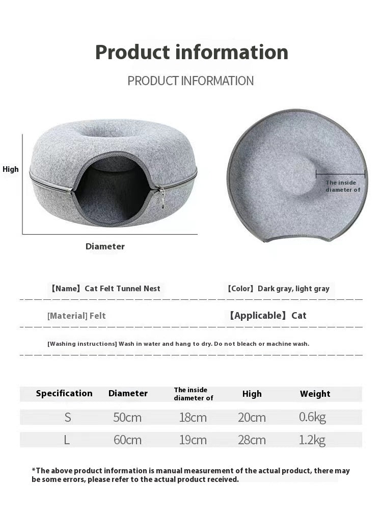 Pet Comfortable Round Bed