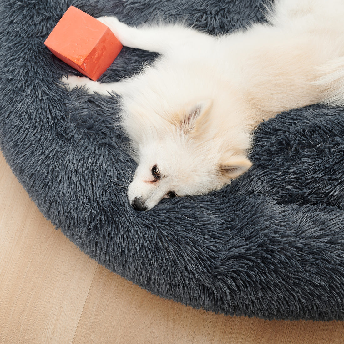 Washable Round Soft Pet Bed