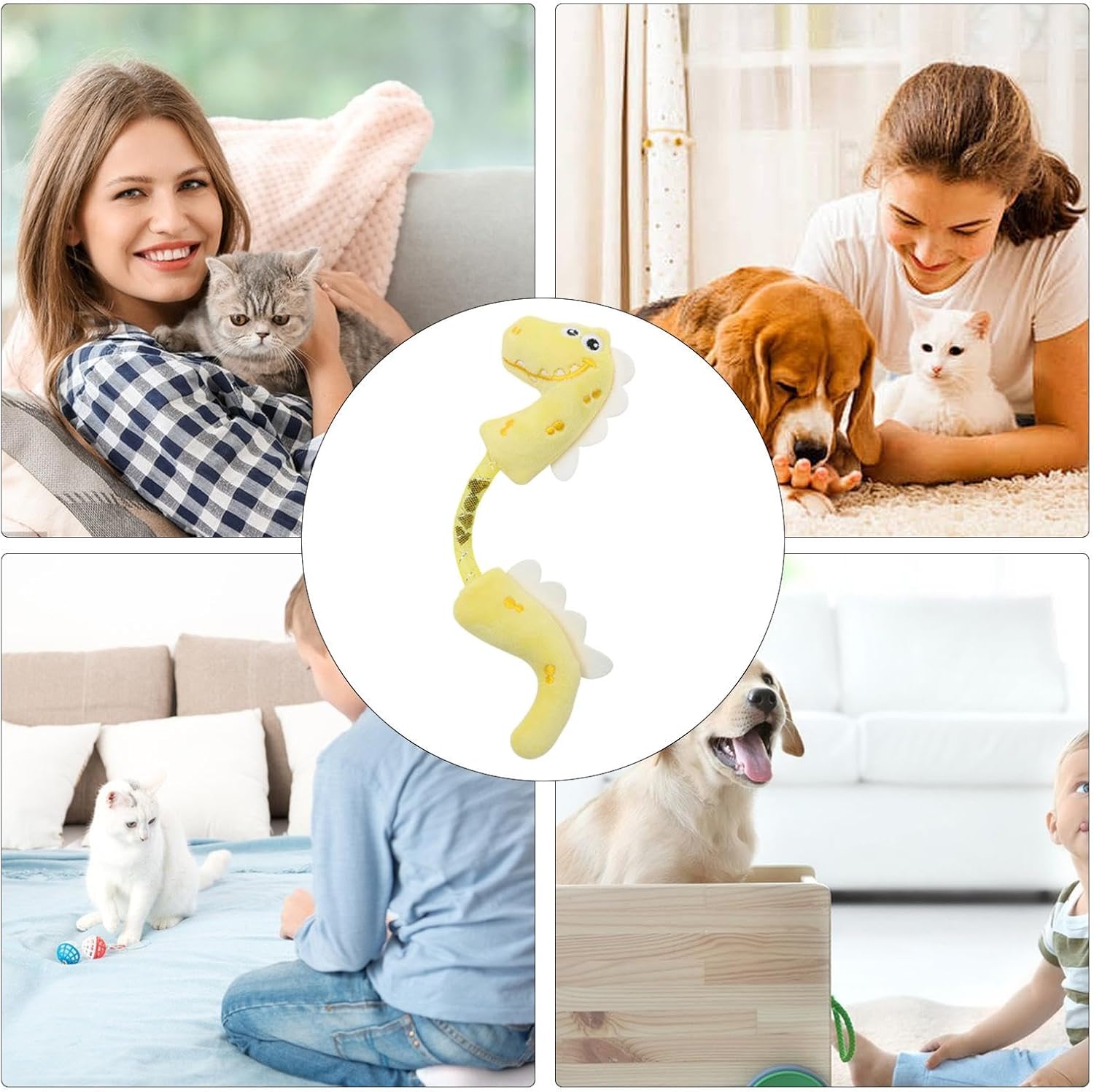 Teeth Cleaning Catnip Rope Toys