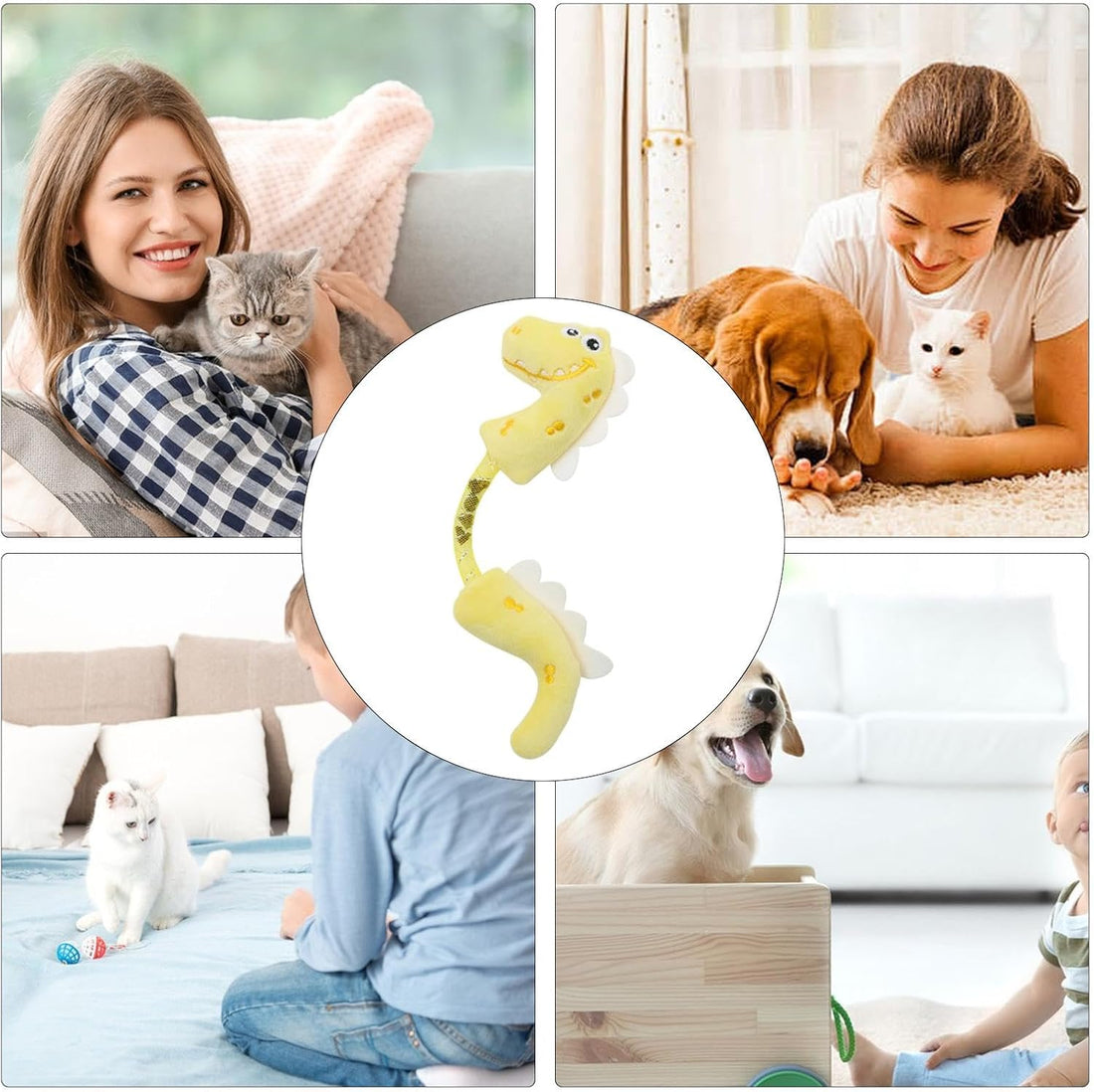 Teeth Cleaning Catnip Rope Toys
