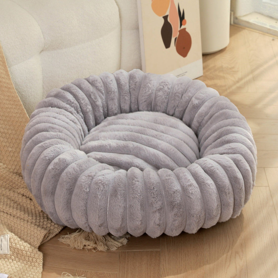 High Weight Rabbit Plush Pet Bed