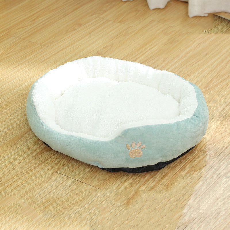 Removable And Washable Round Pet Bed