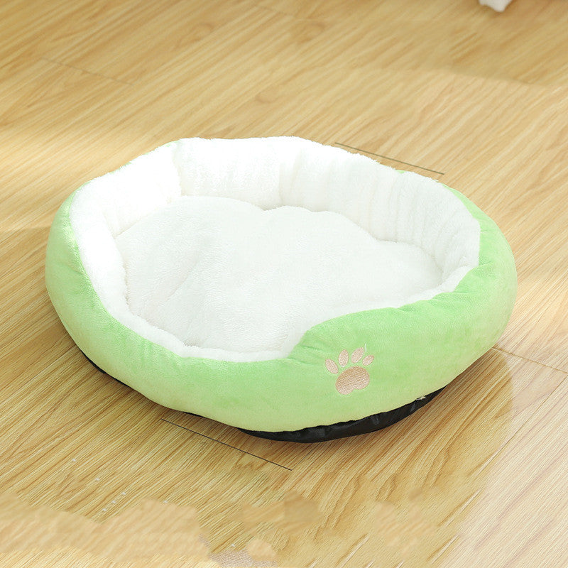 Removable And Washable Round Pet Bed