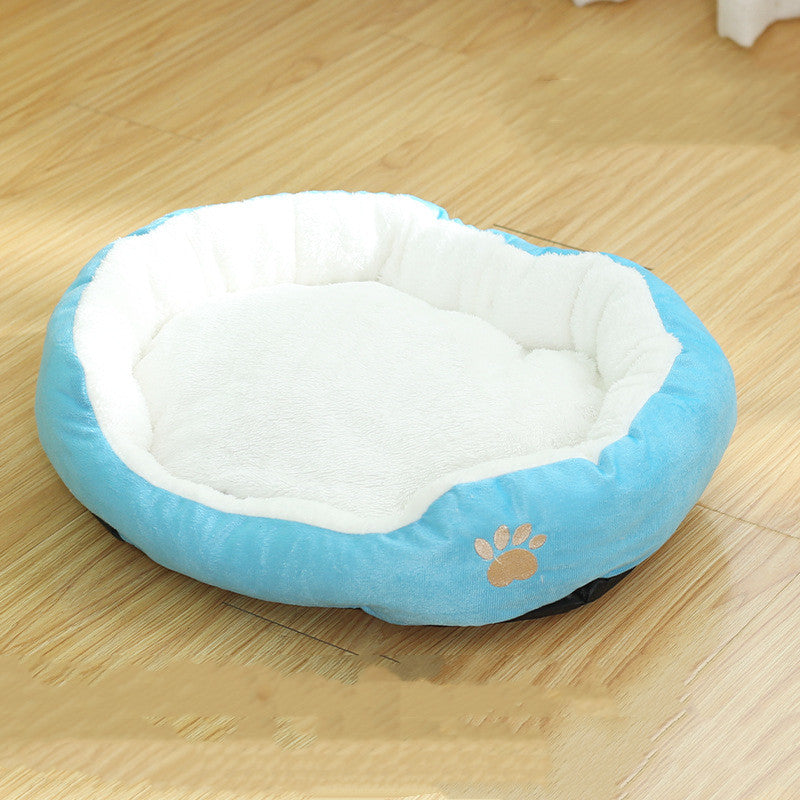 Removable And Washable Round Pet Bed