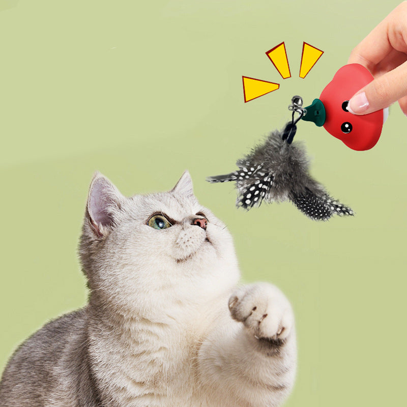 Cat Wand Suction Cup Pet Movement Playing Toy