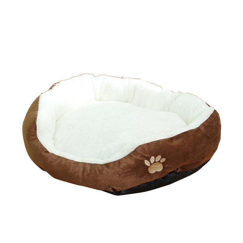 Removable And Washable Round Pet Bed