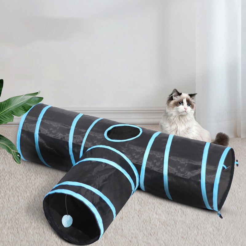 Cat Tunnel Foldable Pet Climbing Path Toys