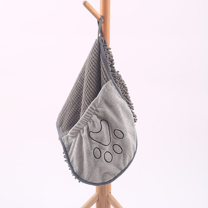 Chenille Pet Dog Bath Towel