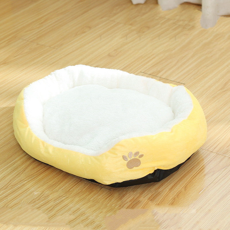 Removable And Washable Round Pet Bed
