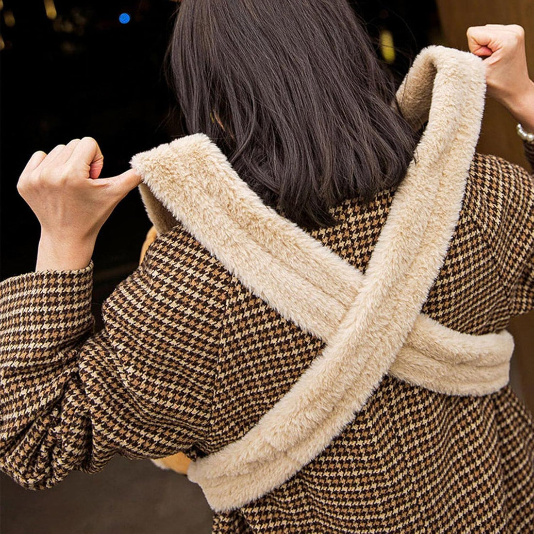 Outdoor Pet Carriers Plush Reindeer Bag