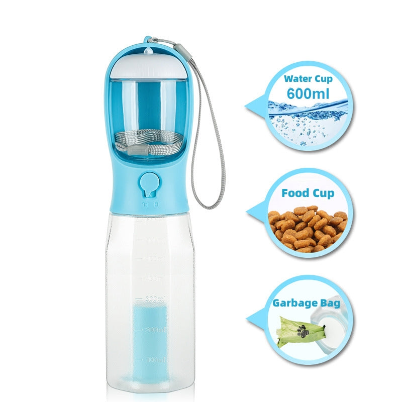 Portable 3 In 1 Multifunctional Water Bottle