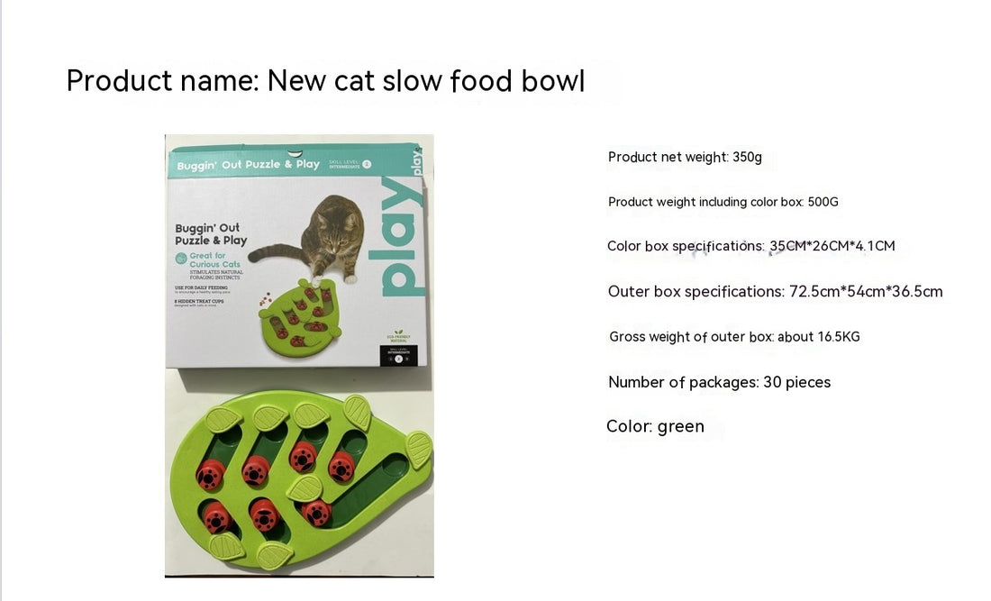 Christmas Pet Slow Feeding Bowl