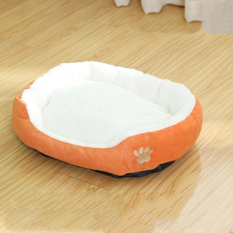 Removable And Washable Round Pet Bed