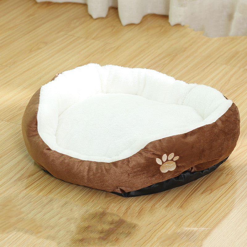 Removable And Washable Round Pet Bed