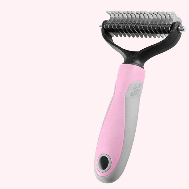 Pet Hair Removal Double-sided Comb Brush